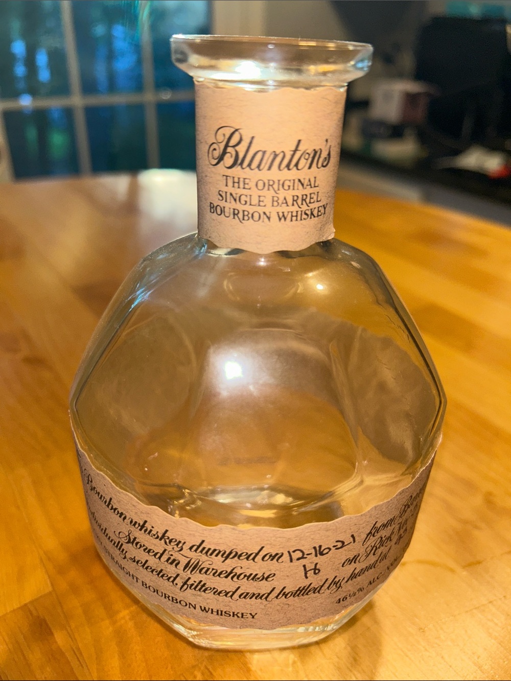 Blanton’s Bottle *empty